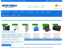 Tablet Screenshot of infortienda.net